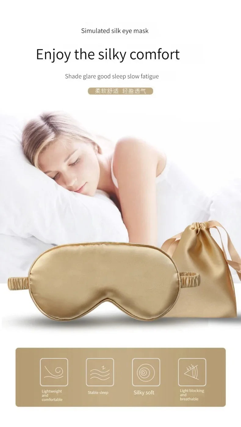 Lightweight Satin Sleep Mask Blindfold