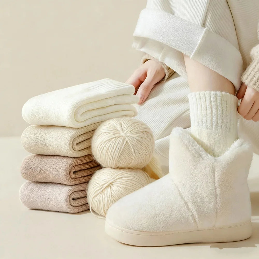 Winter Plush Sleeping Socks