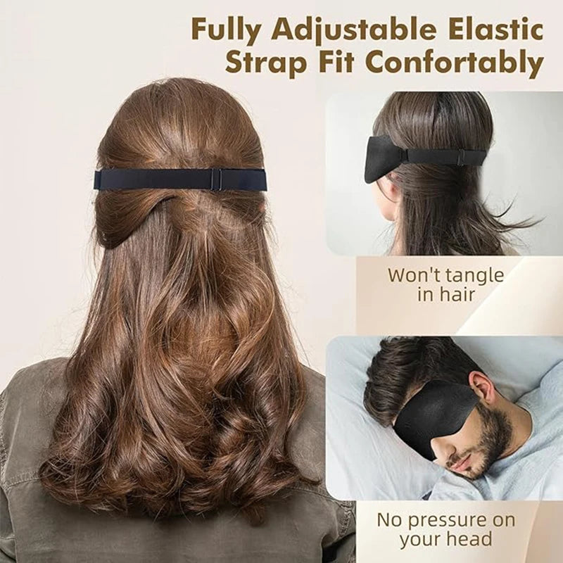Weighted 3D Side Sleeping Eye Mask