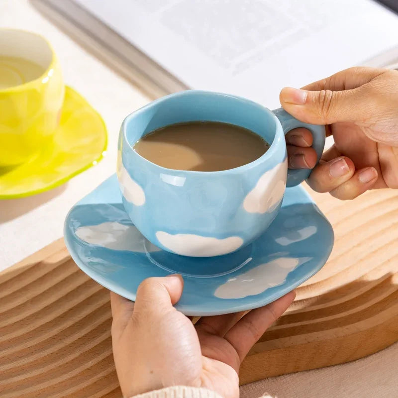 Ceramic Cup and Saucer Set