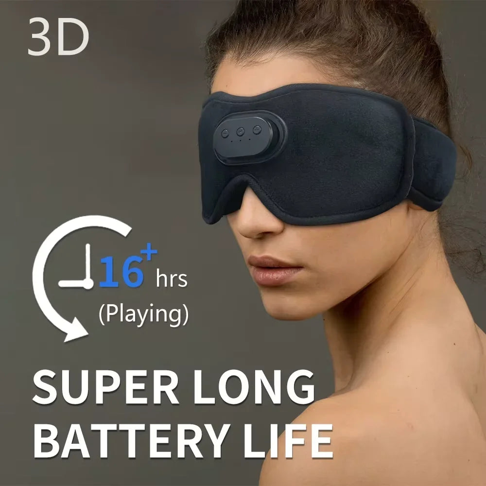 3D Bluetooth Sleep Mask with Headphones