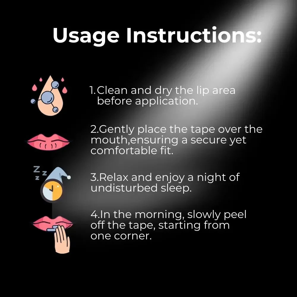 Gentle Mouth Tape for Sleeping