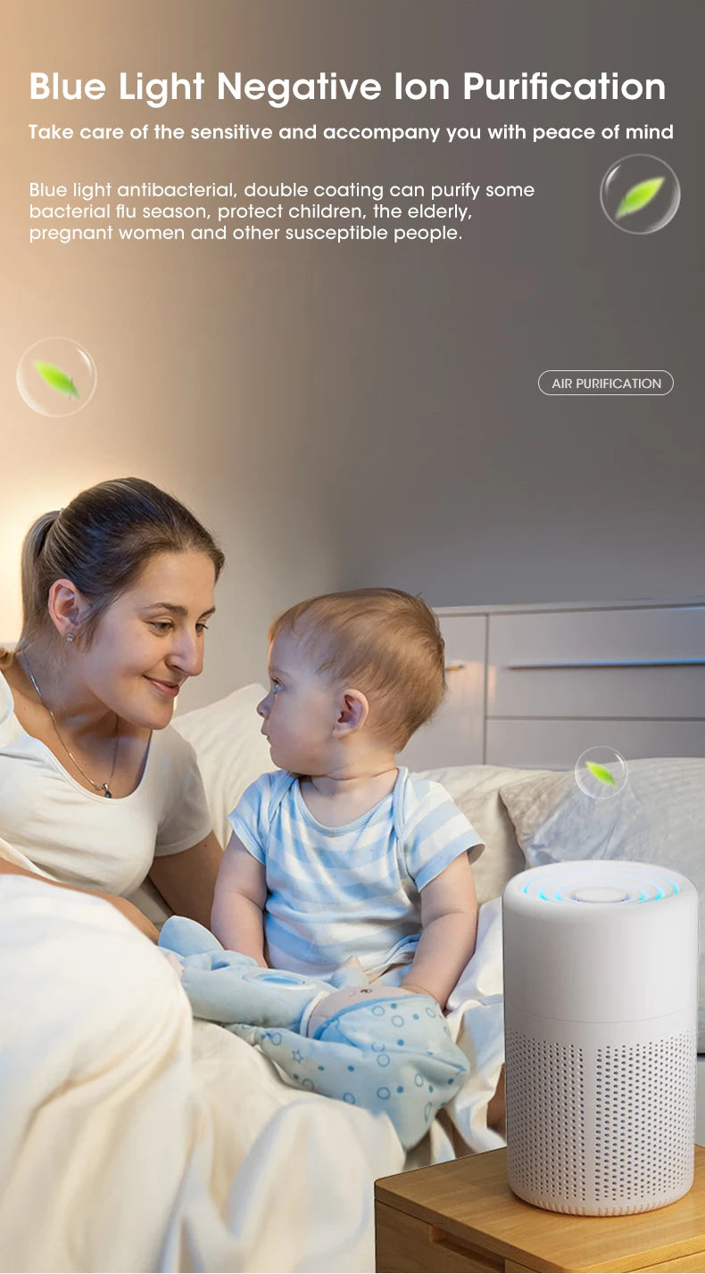 Mini Desktop Air Purifier