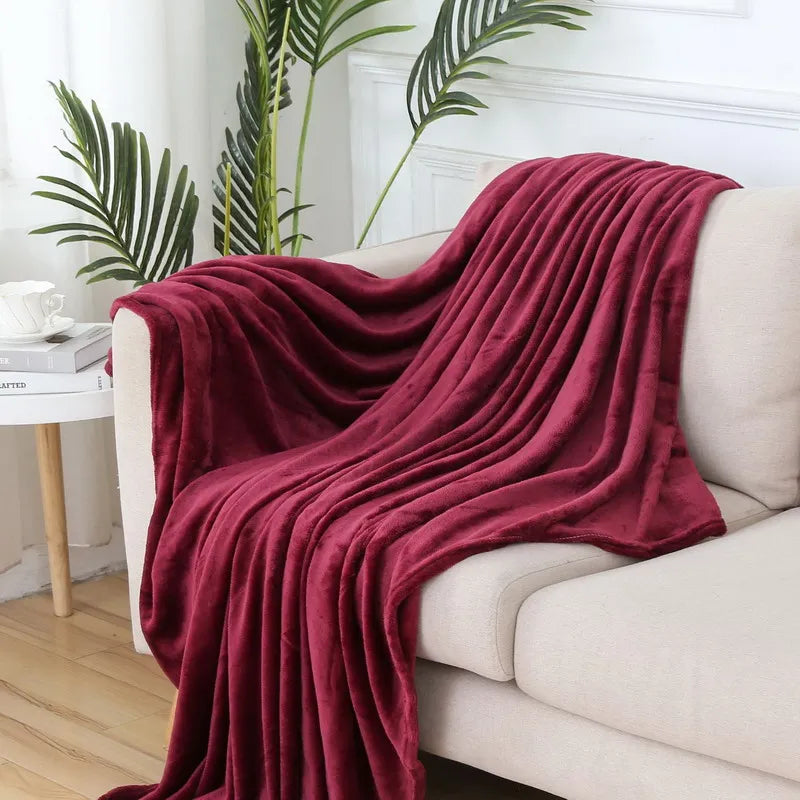 Fluffy Coral Velvet Blanket