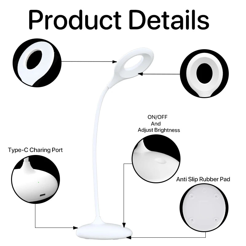 620nm Red LED Table Lamp
