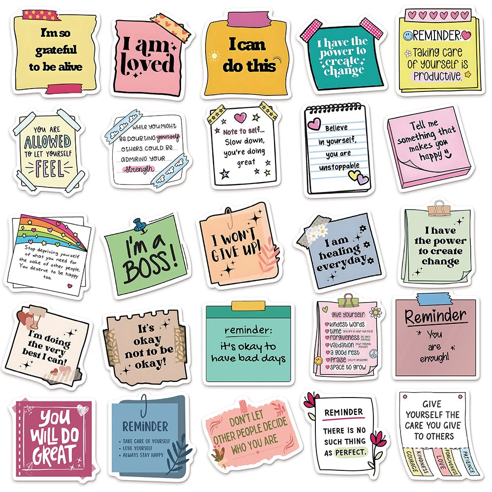 Positive Affirmation Stickers