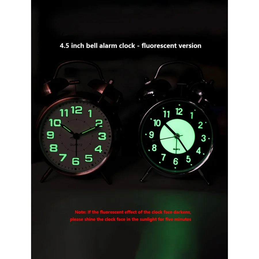 Vintage Metal Alarm Clock