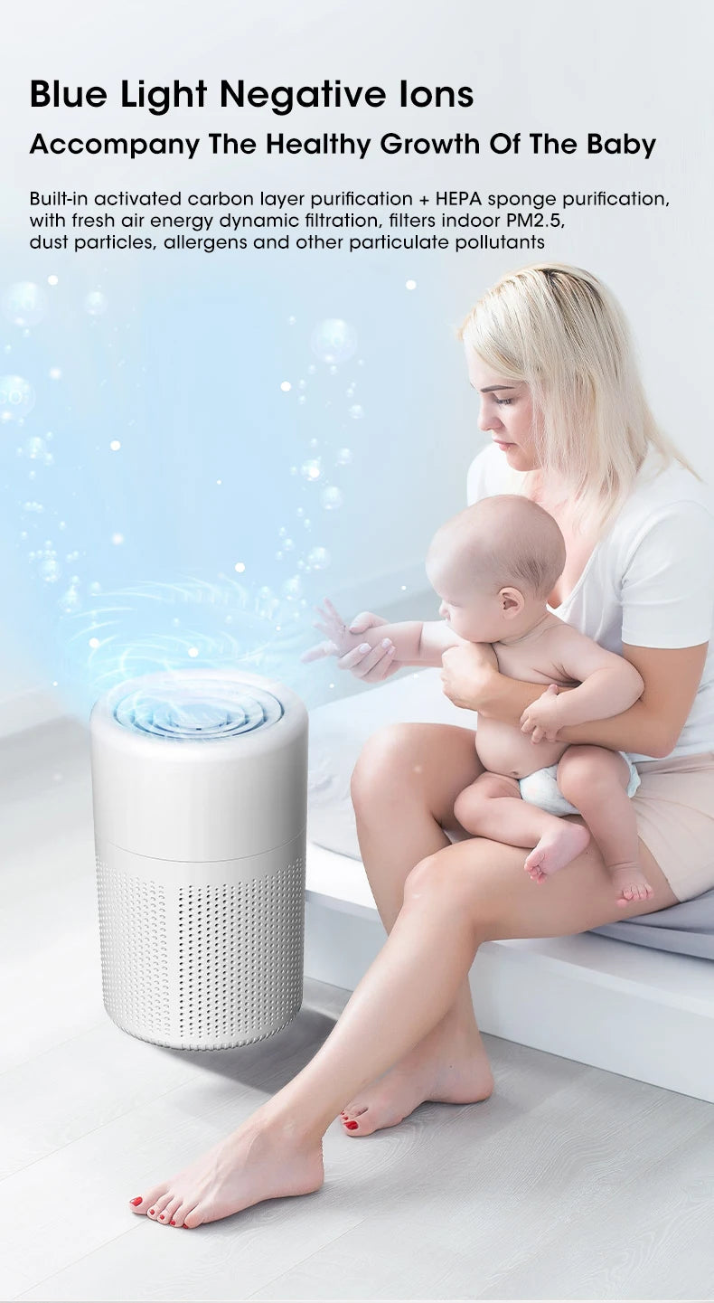 Mini Desktop Air Purifier