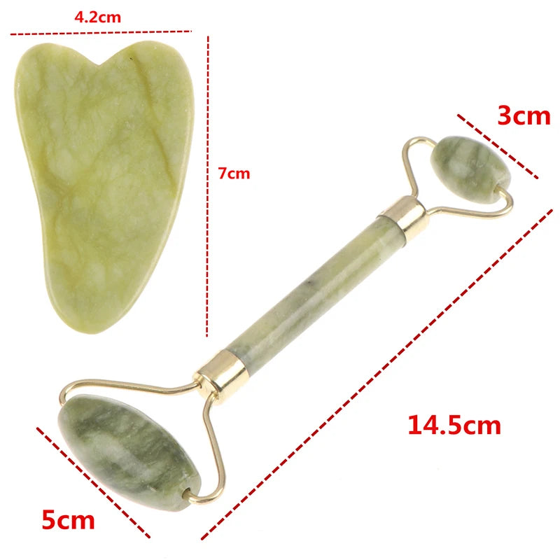 Natural Jade Roller and Gua Sha