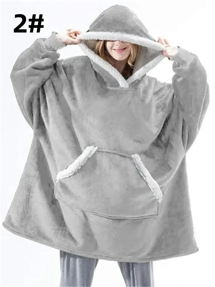 Oversized Wearable Blanket Hoodie