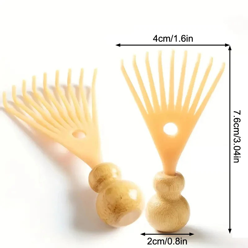 Bamboo Scalp Massager Comb