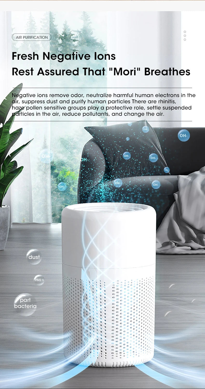 Mini Desktop Air Purifier