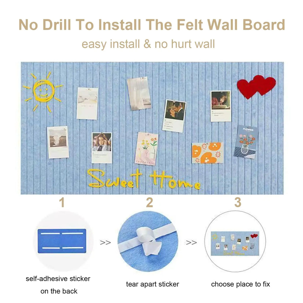Large Felt Bulletin Board