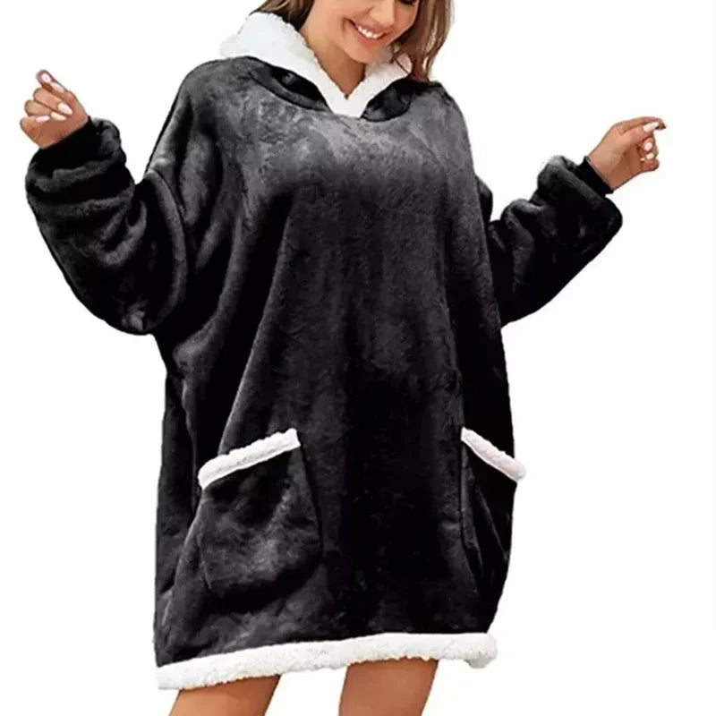 Oversized Wearable Blanket Hoodie
