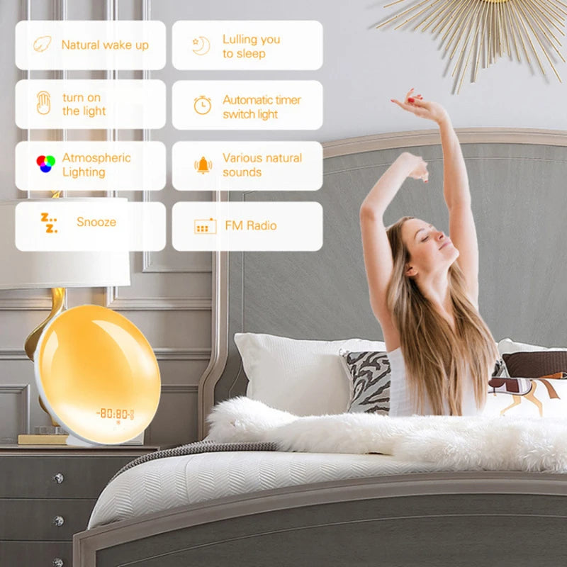 Alarm Clock with Radio and Light