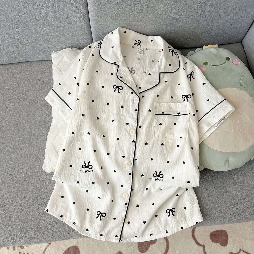 Women's Floral Summer Pajama Set
