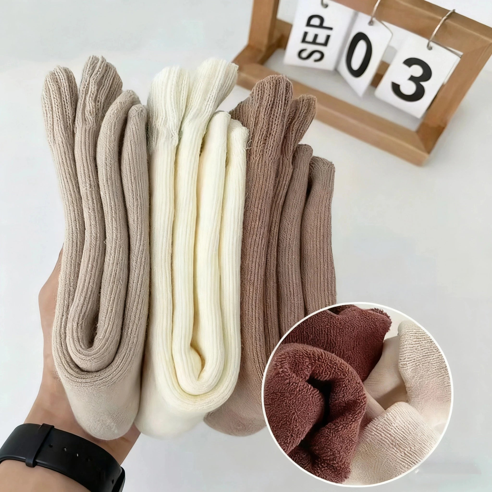 Winter Plush Sleeping Socks
