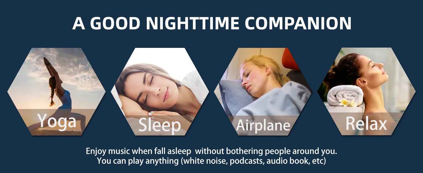 3D Bluetooth Sleep Mask with Headphones