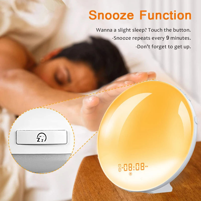 Alarm Clock with Radio and Light