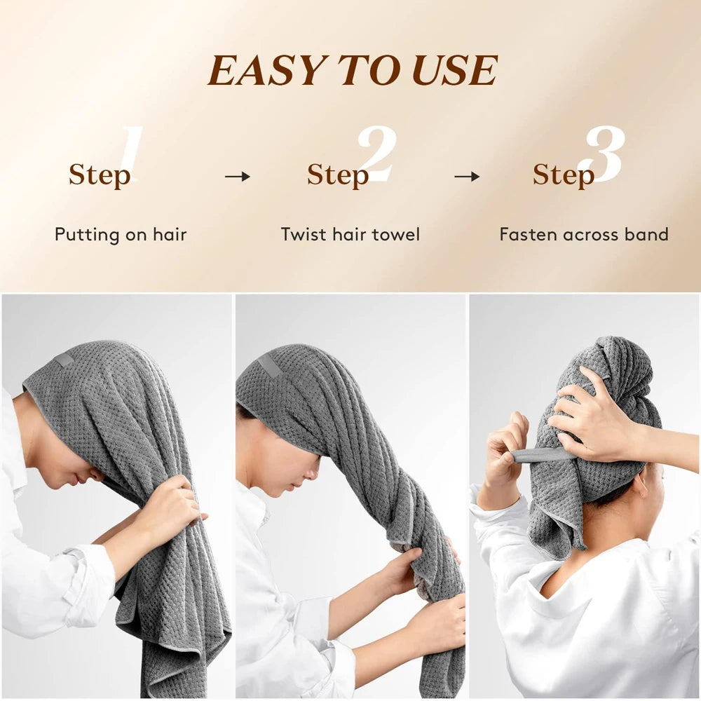 Microfiber Hair Towel Wrap