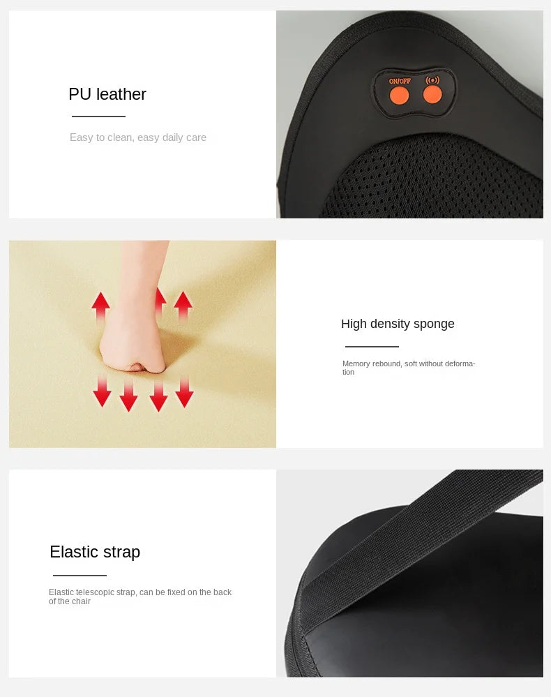 Neck and Back Massage Pillow