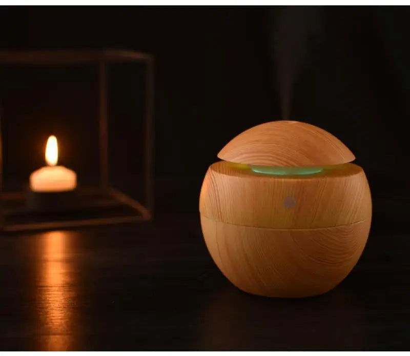 Portable Wood Grain Air Humidifier