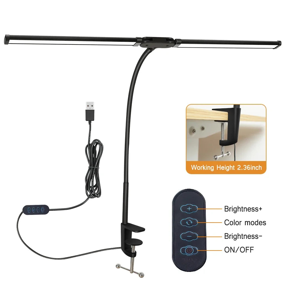 Double Head Desk Lamp
