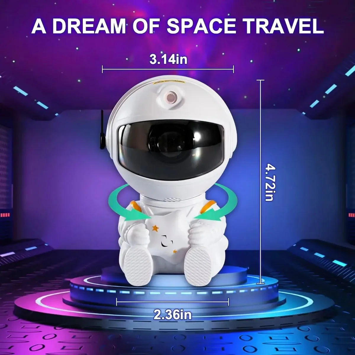 Astronaut Galaxy Star Projector