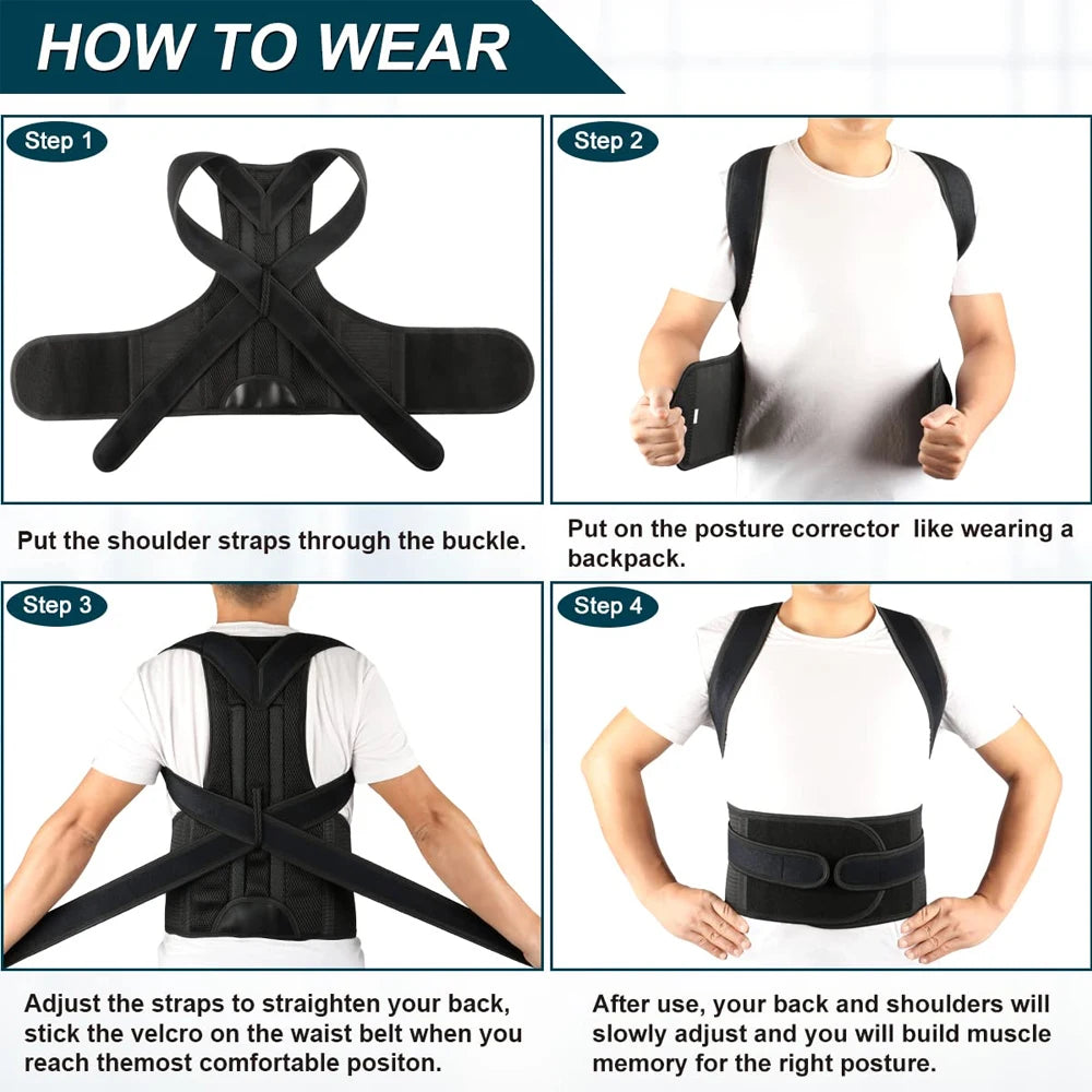 Back Posture Corrector Brace