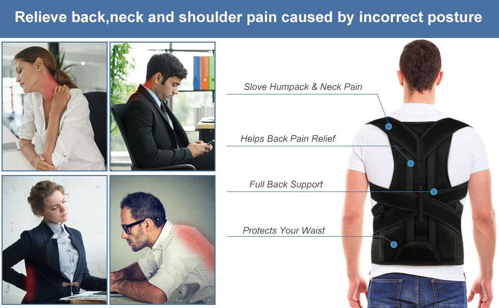 Back Posture Corrector Brace