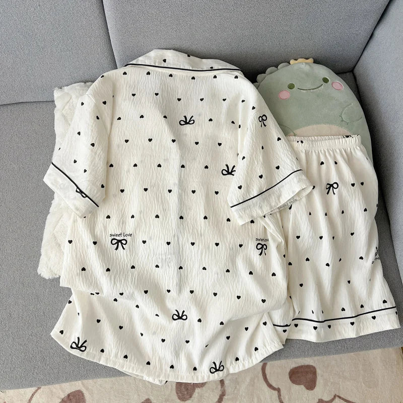 Women's Floral Summer Pajama Set