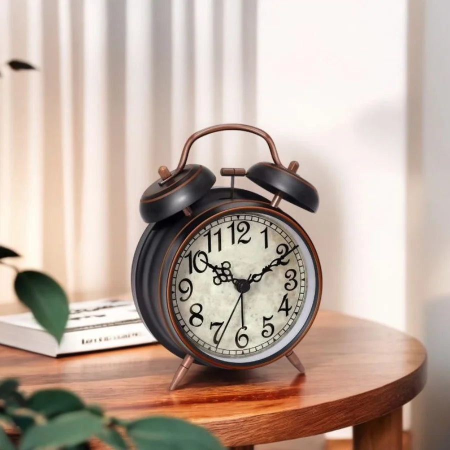 Vintage Metal Alarm Clock