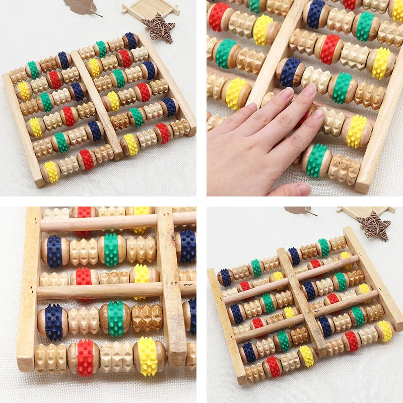 Wooden Foot Massager
