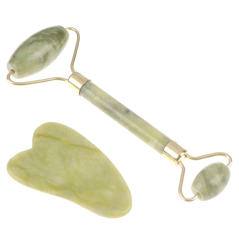 Natural Jade Roller and Gua Sha
