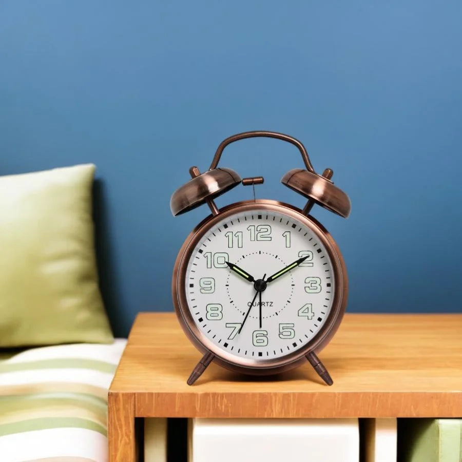 Vintage Metal Alarm Clock