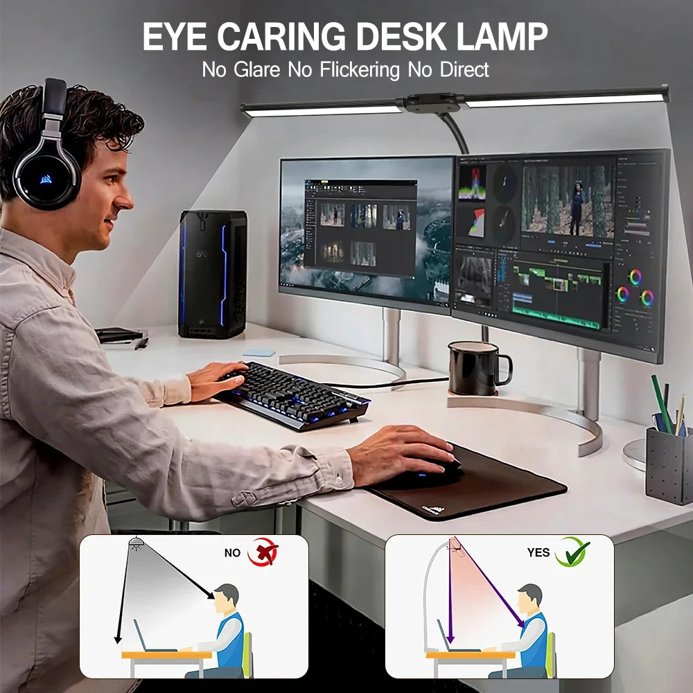 Double Head Desk Lamp