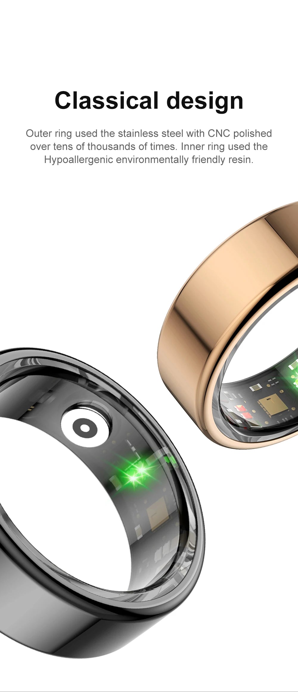 Smart Ring with Health Monitor