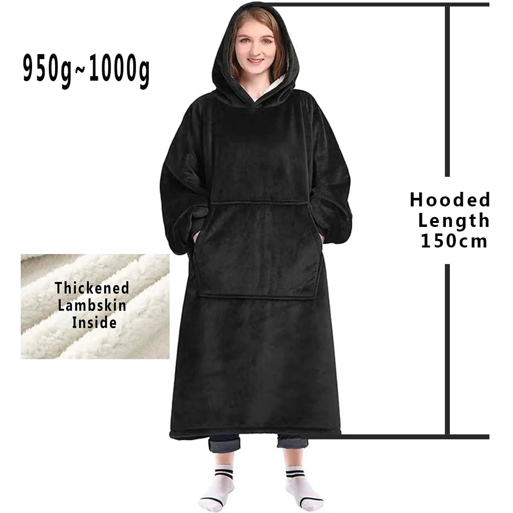 Oversized Wearable Blanket Hoodie