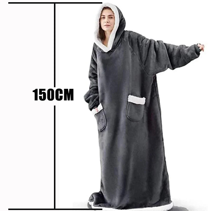 Oversized Wearable Blanket Hoodie