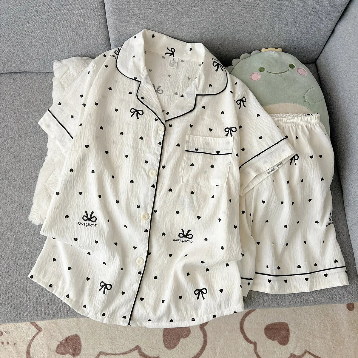 Women's Floral Summer Pajama Set