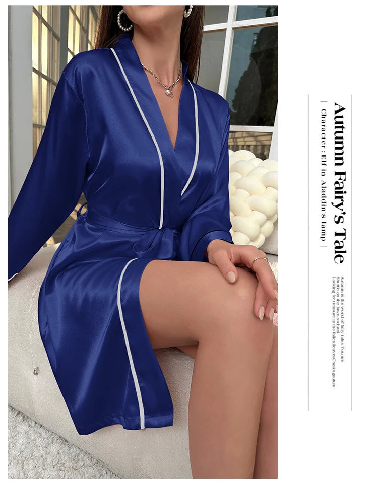 Women's Satin Robe