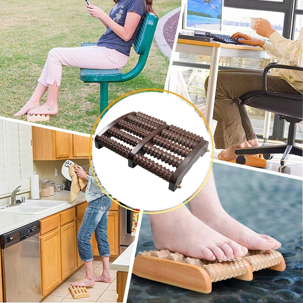 Wooden Foot Massager
