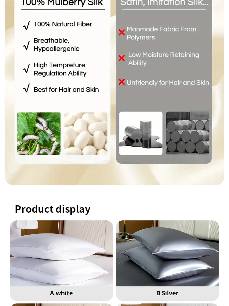 Pillowcase for Hair and Skin