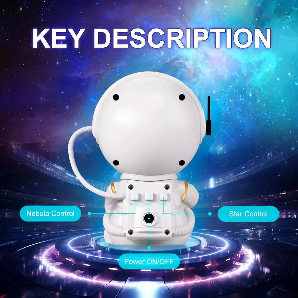 Astronaut Galaxy Star Projector