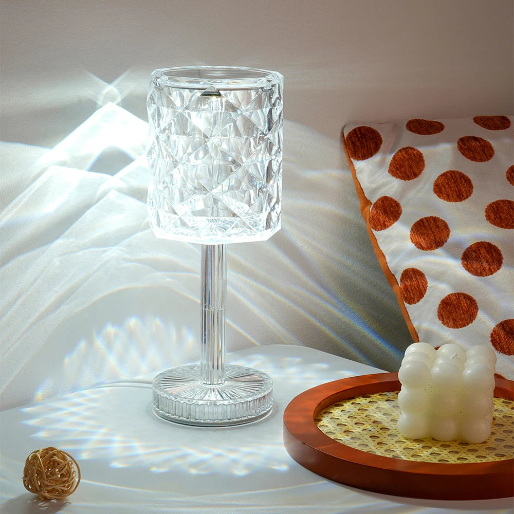 Crystal Diamond Table Lamp