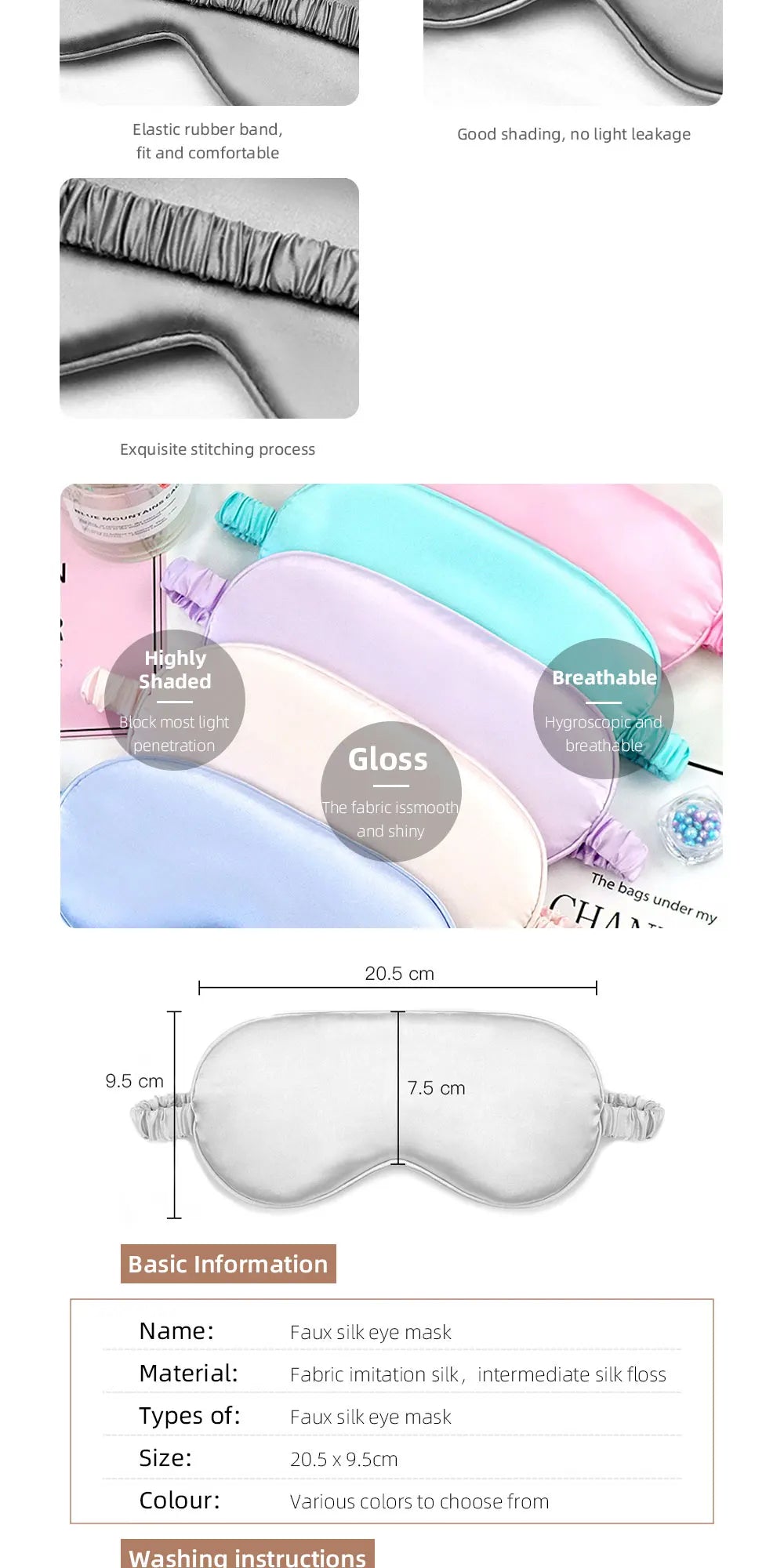 Soft Silk Relaxing Sleep Mask