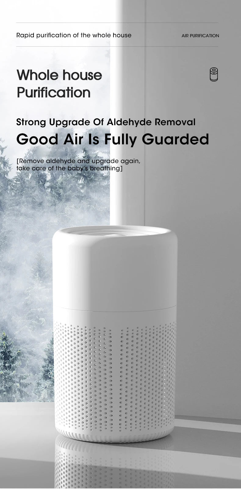 Mini Desktop Air Purifier