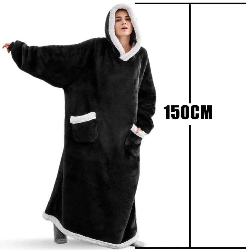 Oversized Wearable Blanket Hoodie