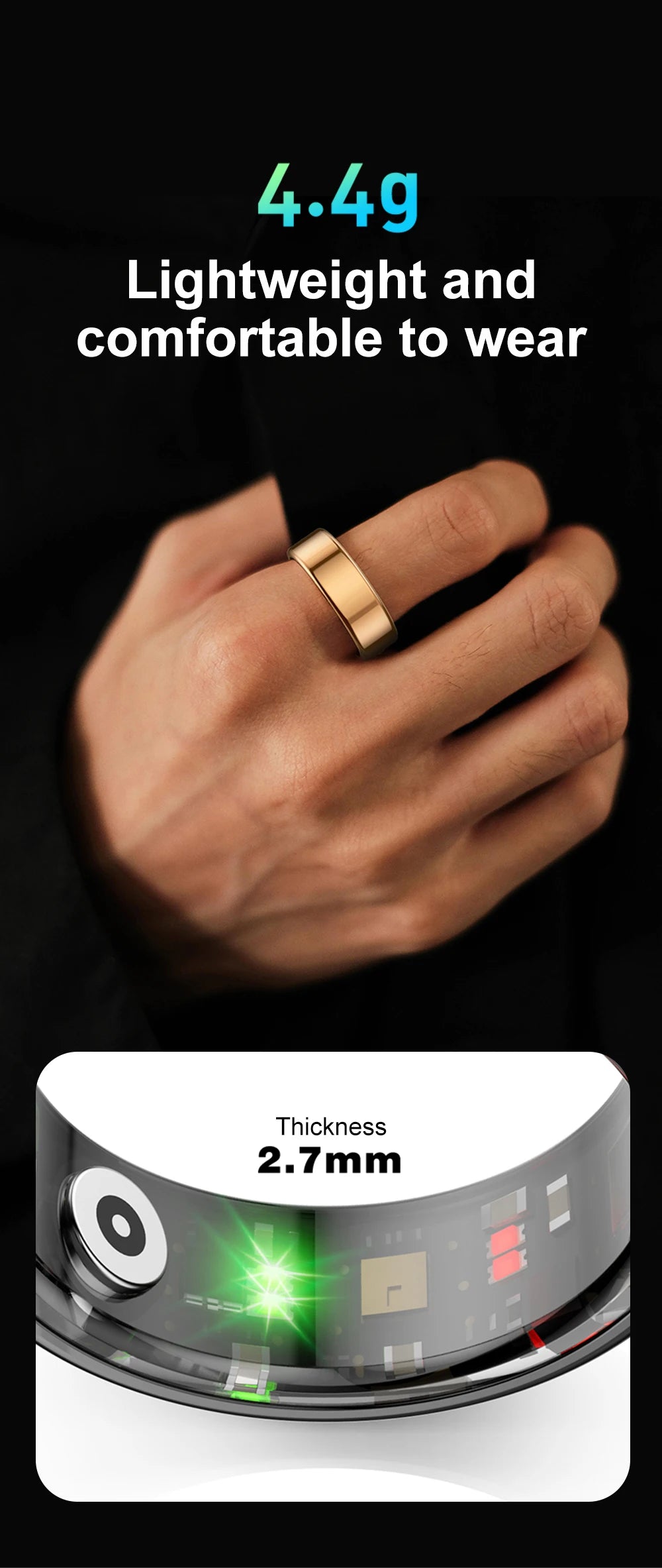 Smart Ring with Health Monitor