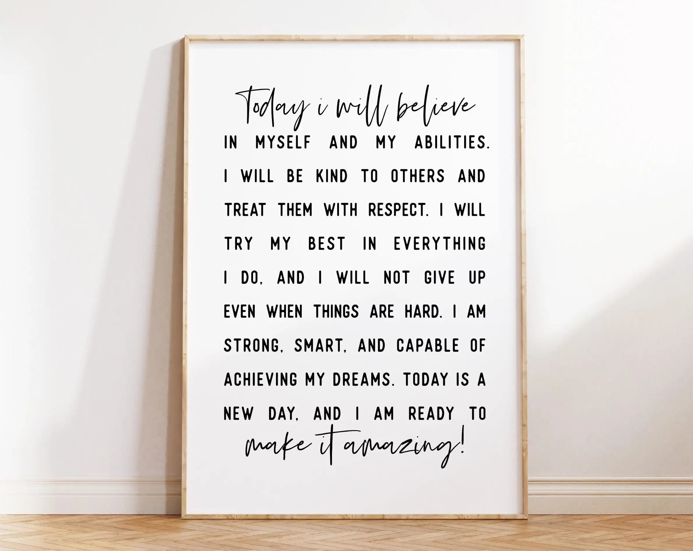 Motivational Canvas Wall Art